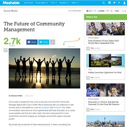 The Future of Community Management