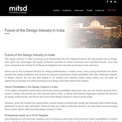 Future of the Design Industry in India