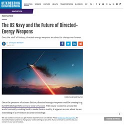 The US Navy and the Future of Directed-Energy Weapons