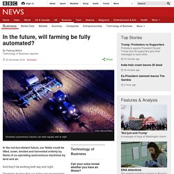 In the future, will farming be fully automated?