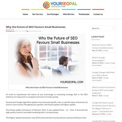 Why the Future of SEO Favours Small Businesses