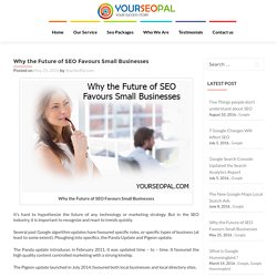 Why the Future of SEO Favours Small Businesses - YourSeoPal.com
