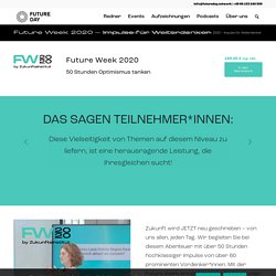 Future Week 2020 – Impulse für Weiterdenker - Future Day