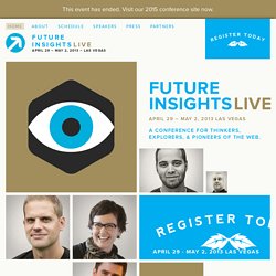Future Insights Live 2013