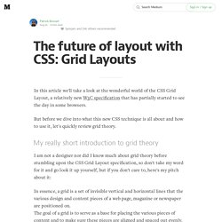 The future of layout with CSS: Grid Layouts