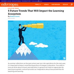 5 Future Trends That Will Impact the Learning Ecosystem