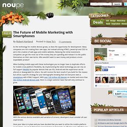 The Future of Mobile Marketing with Smartphones