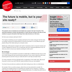 The future is mobile, but is your site ready?