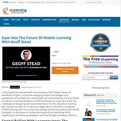 The Future Of Mobile Learning With Geoff Stead