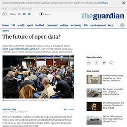 The future of open data?