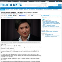 Future Fund cost shift eyed to protect budget surplus