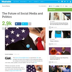 The Future of Social Media Politics