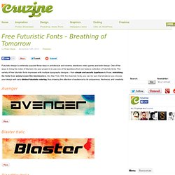 Free Futuristic Fonts – Breathing of Tomorrow