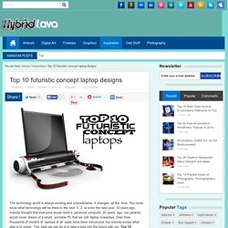 Top 10 futuristic concept laptop designs