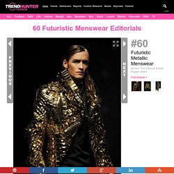 60 Futuristic Menswear Editorials