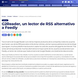 G2Reader, un lector de RSS alternativo a Feedly
