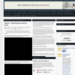 The Missing Human Manual