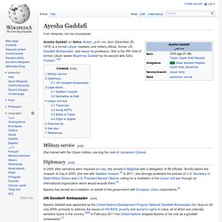 Ayesha Gaddafi