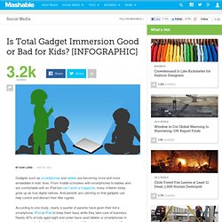 Is Total Gadget Immersion Good or Bad for Kids? [INFOGRAPHIC]