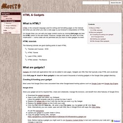 HTML & Gadgets - Mori79: Google Sites School
