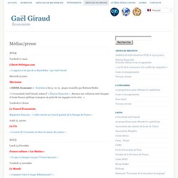 Gaël Giraud » Articles de presse