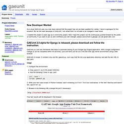 gaeunit - Google Code