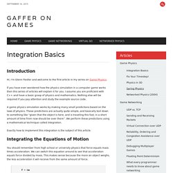 Integration Basics