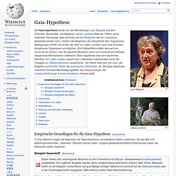 Gaia-Hypothese