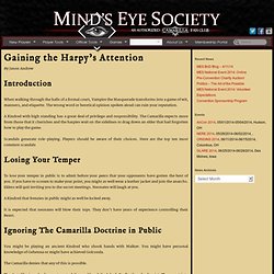 Gaining the Harpy's Attention - Mind's Eye Society