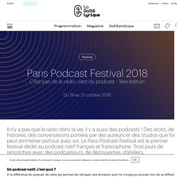 Paris Podcast Festival 2018