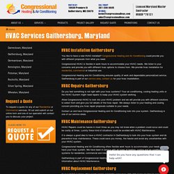 HVAC Services Gaithersburg, MD