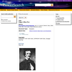 Gale Power Search - Document