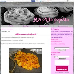 Galettes de pommes de terre & carotte - Ma p'tite popotte