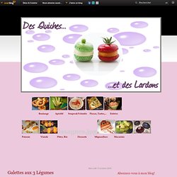 Galettes aux 3 Légumes - Le blog d'isapadawan