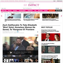 Zach Galifianakis To Take Elizabeth 'Mimi' Haist, Homeless Woman He Saved, To 'Hangover III' Premiere