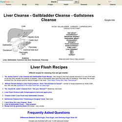 Gallstones cleanse, gallbladder surgery and gallstones, Liver and gallbaldder gallstones flush