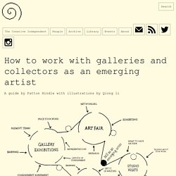 How to work with galleries and collectors as an emerging artist