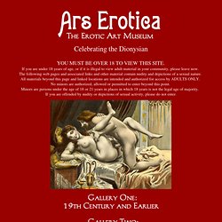 Ars Erotica: The Erotic Art Museum - sex art, erotic art galleries, pinups, pinup art, free pics, free xxx, erotic drawings, erotic paintings, erotic cartoons, erotic comics, erotic nude art, erotic fantasy art, toon sex