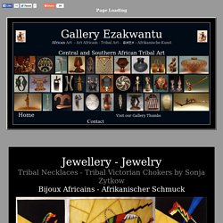 Gallery African Jewelry Jewellery Necklaces by Sonja Zytkow