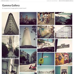 Gamma Gallery - A Responsive Image Gallery Experiment - Iceweasel