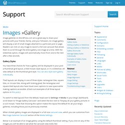 Gallery « Support — WordPress.com