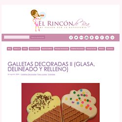 » GALLETAS DECORADAS II (GLASA, DELINEADO Y RELLENO) El Rincón de Bea