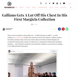 John Galliano Margiela Haute Couture 2015 Collection