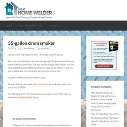 DIY 55-gallon Drum Smoker