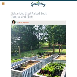 Galvanized Steel Raised Garden Beds Plans and Tutorial - Growfully