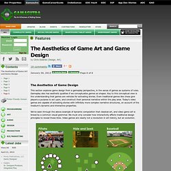 The Aesthetics of Game Art and Game Design