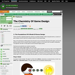 Features - The Chemistry Of Game Design