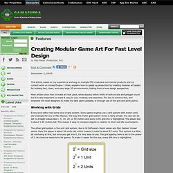 Features - Creating Modular Game Art For Fast Level Design