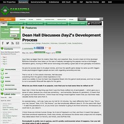 Dean Hall Discusses DayZ's Development Process