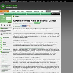 Hsiao Wei Chen's Blog - A Peek into the Mind of a Social Gamer